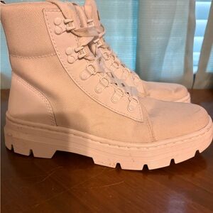 Dr. Martens Cream Combat Boots